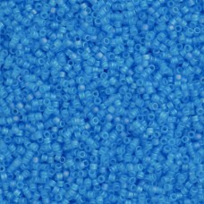 DB1284 Blue Ocean Transparent AB Matte, Size 11/0 Miyuki Delica Beads, 5.2g appr...