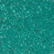 DB1304 Dark Green Mint Transparent Dyed, Size 11/0 Miyuki Delica Beads, 5.2g app...
