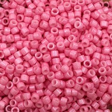 DB1371 Pink Carnation Opaque Dyed, Size 11/0 Miyuki Delica Beads, 5.2g approx.