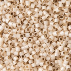 DB1451 Silver Lined Pale Cream Opal, Size 11/0 Miyuki Delica Beads, 5.2g approx....