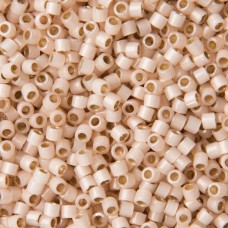 DB1452 Silver Lined Pale Peach Opal, Size 11/0 Miyuki Delica Beads, 5.2g approx....