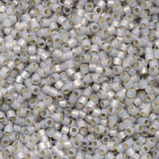 DB1455 Silver Lined Light Smoke Opal, Size 11/0 Miyuki Delica Beads, 5.2g approx...