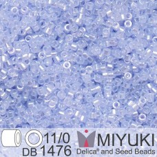 DB1476 Pale Amethyst Transparent Luster, Size 11/0 Miyuki Delica Beads, 5.2g app...