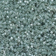 DB1484 Light Green Moss Transparent Luster, Size 11/0 Miyuki Delica Beads, 5.2g ...