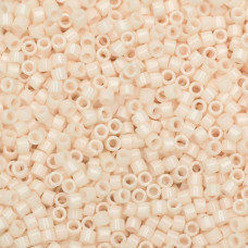 DBS1490  Opaque Bisque White, Colour 1490 15/0 Miyuki Delica Beads, 5.2g approx.