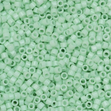 DBS1496 Opaque Light Mint, 15/0 Miyuki Delica Beads, 5.2g approx. DBS1496 Opaque Light Mint, 15/0 Miyuki Delica Beads, 5.2g approx.