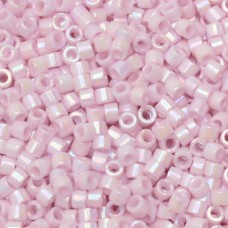 DB1504 Opal Pale Rose AB, Size 11/0 Miyuki Delica Beads, 5.2g approx. *Being dis...