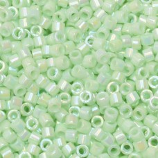DB1506 Light Green Mint Opaque AB, Size 11/0 Miyuki Delica Beads, 5.2g approx. *...