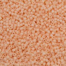 DB1522 Light Peach Opaque AB Matte, Size 11/0 Miyuki Delica Beads, 5.2g approx. ...