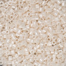 DB1530 White Bisque Opaque Ceylon, Size 11/0 Miyuki Delica Beads, 5.2g approx.