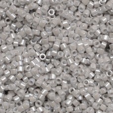 DB1538 Opaque Light Smoke Ceylon, Size 11/0 Miyuki Delica Beads, 5.2g approx.