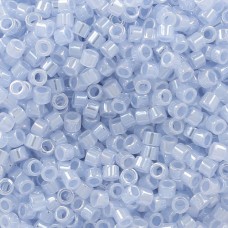 DB1537 Light Blue Sky Opaque Ceylon, Size 11/0 Miyuki Delica Beads, 5.2g approx.