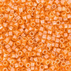 DB1563 Orange Mandarin Opaque Luster, Size 11/0 Miyuki Delica Beads, 5.2g approx...