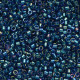 DB1763 Emerald Lined Cobalt AB, Size 11/0 Miyuki Delica Beads, 5.2g approx. DB1763 Emerald Lined Cobalt AB, Size 11/0 Miyuki Delica Beads, 5.2g approx.
