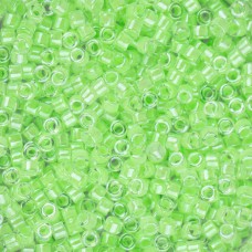 DBM2040 Miyuki  Miyuki Delica Beads - Size 10/0 - Luminous Mint Green, col. 2040...