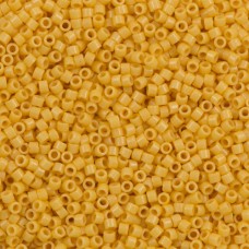 DB2102 Duracoat Opaque Dyed Light Topaz Size 11/0 Miyuki Delica Beads, 5.2g appr...