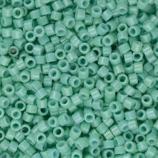 DB2125 Duracoat Opaque Dyed Turquoise Green, Size 11/0 Miyuki Delica Beads, 5.2g...