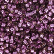 DB2169 Lilac Silver Lined Dyed Duracoat Miyuki 11/0 Delica Beads, 5.2g approx.