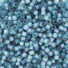 DB2176 Semi-Frosted Silver Lined Dyed Lt.Bayberry 11/0 Duracoat Miyuki Delica B...