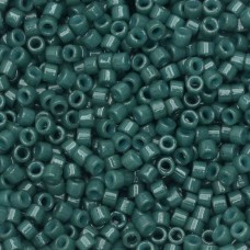 DB2358 Opaque Spruce Green Duracoat size 11/0 Miyuki Delica Beads, 5.2g approx.