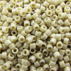 DB2364 Opaque Navajo White Duracoat size 11/0 Miyuki Delica Beads, 5.2g approx.