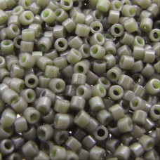DB2365 Opaque Ash Grey Duracoat size 11/0 Miyuki Delica Beads, 5.2g approx.