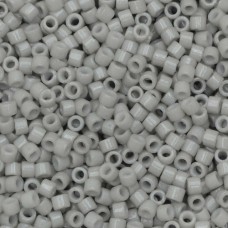 DB2366 Opaque Soft Grey Duracoat size 11/0 Miyuki Delica Beads, 5.2g approx.