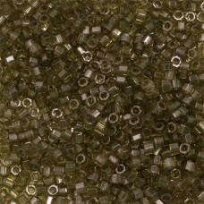 Light Smoke Topaz Transparent Gold Luster, Colour Code 0123, Size 11/0  Cut  Miy...