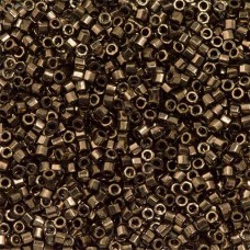 Bronze Metallic, Colour Code 0022, Size 11/0  Cut  Miyuki Delica Beads, 5.2g app...