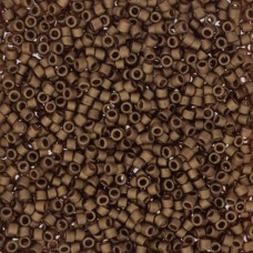DB0322L Matte Metallic Light Bronze, Size 11/0 Miyuki Delica Beads, 5.2g pack
