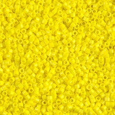 DB0721 Opaque Yellow, Size 11/0 Miyuki Delica Beads, 5.2g approx.