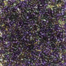 DB0991, Purple Green Brown, Size 11/0 Miyuki Delica Beads, 5.2g pack