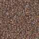 DB1732 Cocoa Lined Crystal AB, Size 11/0 Miyuki Delica Beads, 5.2g approx. 
