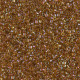 DB1735 Sparkling Dark Topaz Lined Charteuse AB, Size 11/0 Miyuki Delica Beads, 50g Wholesale Pack