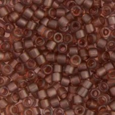 DB0772 Dark Beige Transparent Matte Dyed, Size 11/0 Miyuki Delica Beads, 5.2g ap...