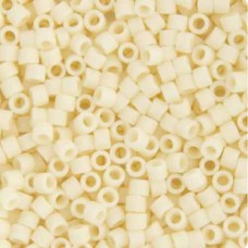 DB0762 Dark Cream Opaque, Size 11/0 Miyuki Delica Beads, 5.2g approx.