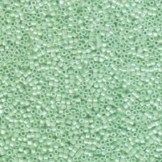 DB1536 Light Mint Ceylon Opaque, Size 11/0 Miyuki Delica Beads, 5.2g approx. 
