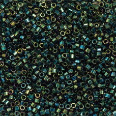 DBSC-0027 Teal Metallic Luster, Colour code 27 Size 15/0 Cut Miyuki Delica Beads... DBSC-0027 Teal Metallic Luster, Colour code 27 Size 15/0 Cut Miyuki Delica Beads...