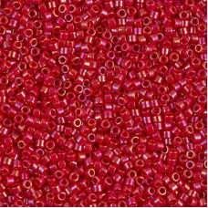 DBS0214 Opaque Red Luster Miyuki 15/0 Miyuki Delica Beads, colour 0214, 5.2g approx. DBS0214 Opaque Red Luster Miyuki 15/0 Miyuki Delica Beads, colour 0214, 5.2g approx.