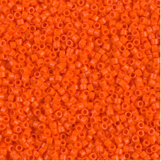 DBS0722 Opaque Orange Miyuki 15/0 Miyuki Delica Beads, colour 0722, 5.2g approx. DBS0722 Opaque Orange Miyuki 15/0 Miyuki Delica Beads, colour 0722, 5.2g approx.