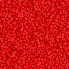 DBS0757 Opaque Light Siam Matted Miyuki 15/0 Miyuki Delica Beads, colour 0757, 5.2g approx. DBS0757 Opaque Light Siam Matted Miyuki 15/0 Miyuki Delica Beads, colour 0757, 5.2g approx.