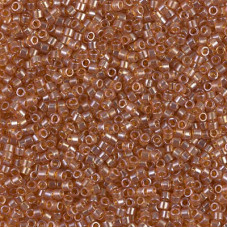DBS1221  Transparent Marigold Luster, Colour 1221 15/0 Miyuki Delica Beads, 5.2g approx.