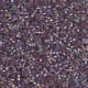 DBS1244  Transparent Mauve AB, Colour 1245 15/0 Miyuki Delica Beads, 5.2g approx.