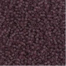 DBS1264  Matte Transparent Mauve, Colour 1264 15/0 Miyuki Delica Beads, 5.2g approx.