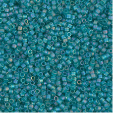 DBS1283 Matte Transparent Caribbean AB, Colour 1283 15/0 Miyuki Delica Beads, 5.2g approx. DBS1283 Matte Transparent Caribbean AB, Colour 1283 15/0 Miyuki Delica Beads, 5.2g approx.