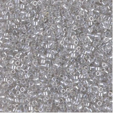 DBS1477 Transparent Pale Taupe Luster, Colour 1477 15/0 Miyuki Delica Beads, 5.2g approx. DBS1477 Transparent Pale Taupe Luster, Colour 1477 15/0 Miyuki Delica Beads, 5.2g approx.