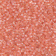 DBS1480 Transparent Peach Luster, Colour 1480 15/0 Miyuki Delica Beads, 5.2g approx. DBS1480 Transparent Peach Luster, Colour 1480 15/0 Miyuki Delica Beads, 5.2g approx.