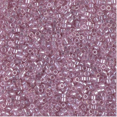 DBS1482 Transparent Light Rose Luster, Colour 1482 15/0 Miyuki Delica Beads, 5.2g approx. DBS1482 Transparent Light Rose Luster, Colour 1482 15/0 Miyuki Delica Beads, 5.2g approx.