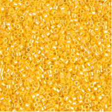 DBS1562 Opaque Canary Luster, Colour 1561 15/0 Miyuki Delica Beads, 5.2g approx. DBS1562 Opaque Canary Luster, Colour 1561 15/0 Miyuki Delica Beads, 5.2g approx.