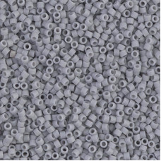DBS1589 Matte Opaque Ghost Grey, Colour 1589 15/0 Miyuki Delica Beads, 5.2g approx. DBS1589 Matte Opaque Ghost Grey, Colour 1589 15/0 Miyuki Delica Beads, 5.2g approx.